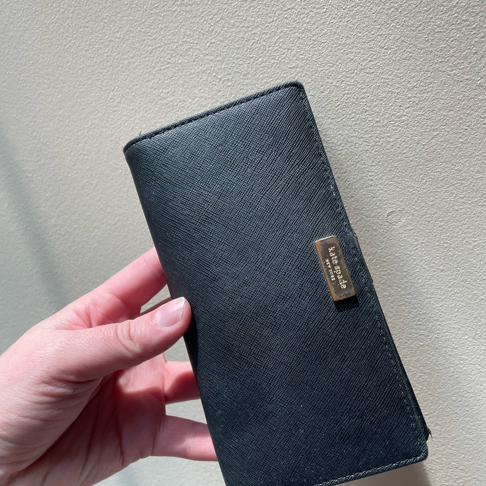 Kate Spade Black Bi-fold Wallet